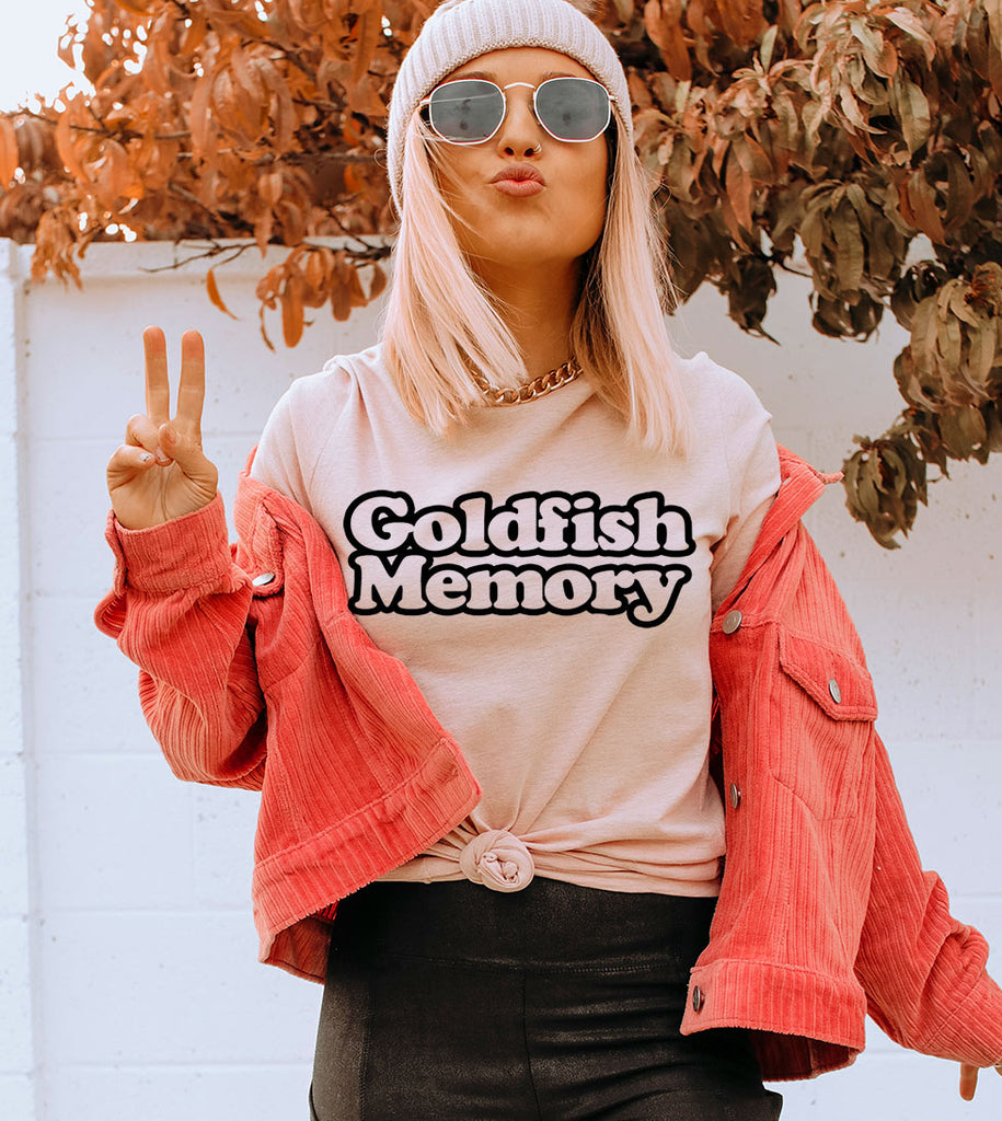 Goldfish Memory - TV Series Ted Lasso Cute Sports Soccer Football Funny T-Shirt