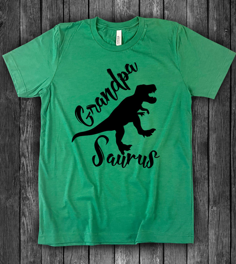Grandpa Saurus Dinosaur - T-Shirt