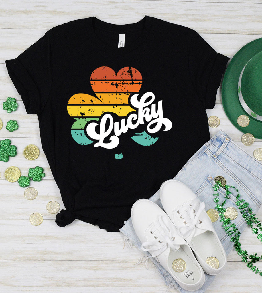 Lucky Clover - St. Patrick's Day Luck Fun Clover Gift T-Shirt