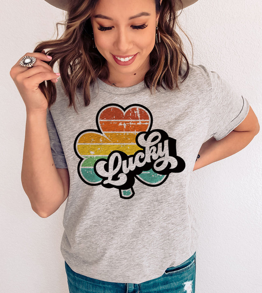 Lucky Clover - St. Patrick's Day Luck Fun Clover Gift T-Shirt