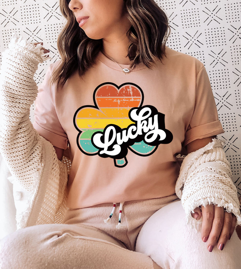 Lucky Clover - St. Patrick's Day Luck Fun Clover Gift T-Shirt