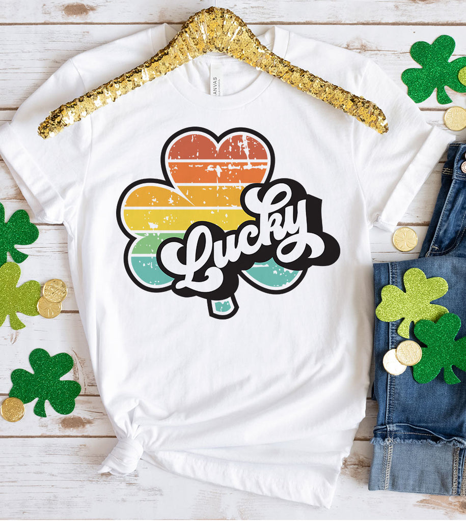 Lucky Clover - St. Patrick's Day Luck Fun Clover Gift T-Shirt