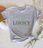 Lucky x5 - St. Patrick's Day Luck Irish Cute Fun Gift T-Shirt