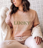Lucky x5 - St. Patrick's Day Luck Irish Cute Fun Gift T-Shirt