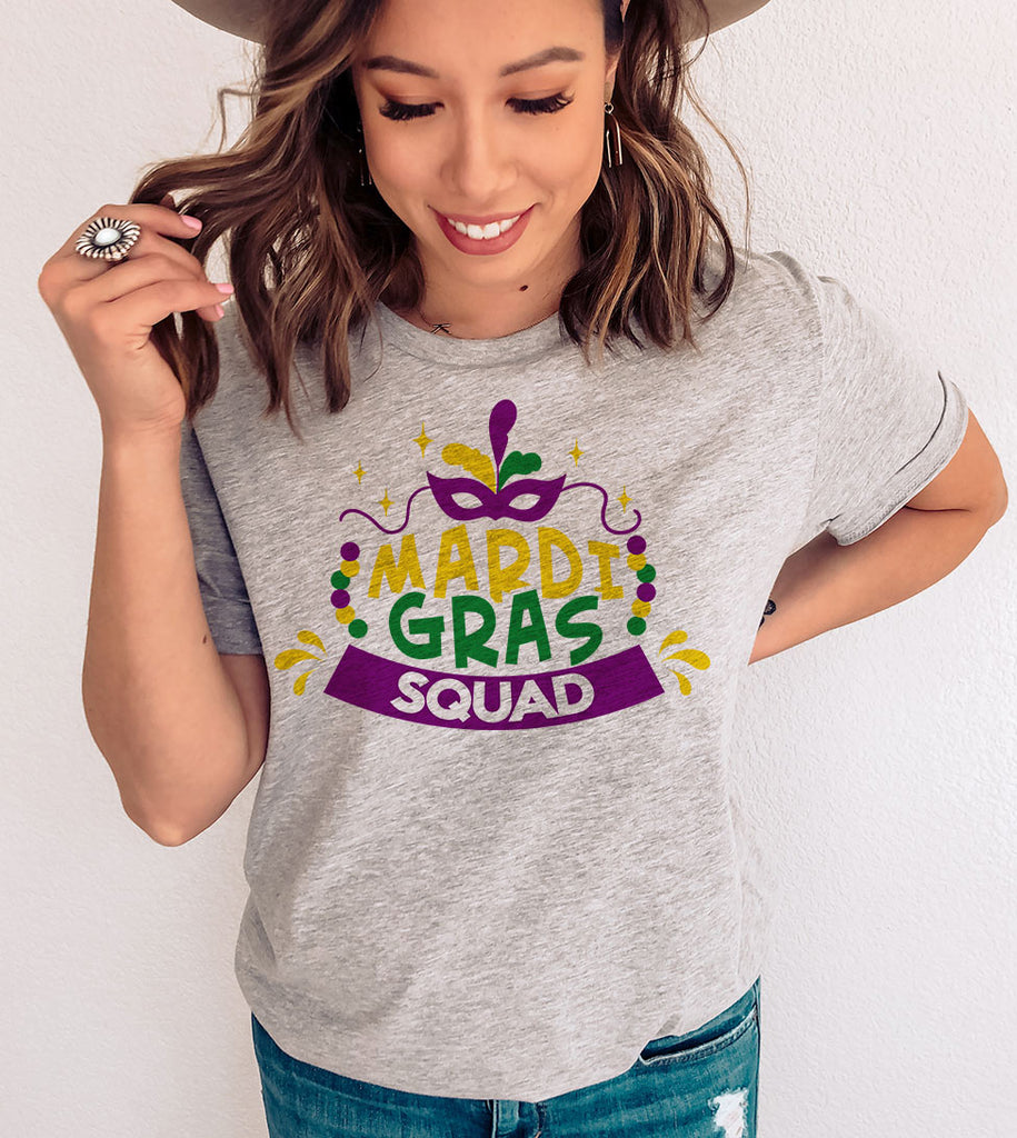 Mardi Gras Squad - Party Friends Fun Cute Party NOLA Mardi Gras T-Shirt