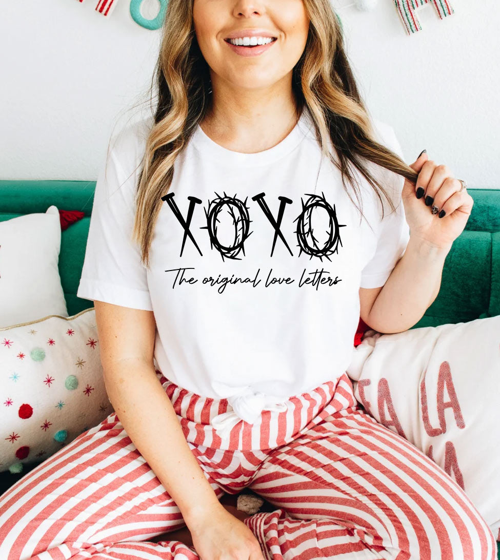 XOXO The Original Love Letter - Easter Love Thorns Nails Cute Religious God Jesus T-Shirt