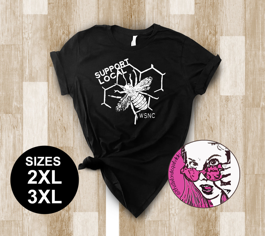 Support Local Bee - Vikki Vassar - Artist 2XL-3XL