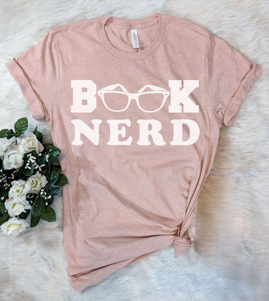 Book Nerd Glasses - T-Shirt - House of Rodan