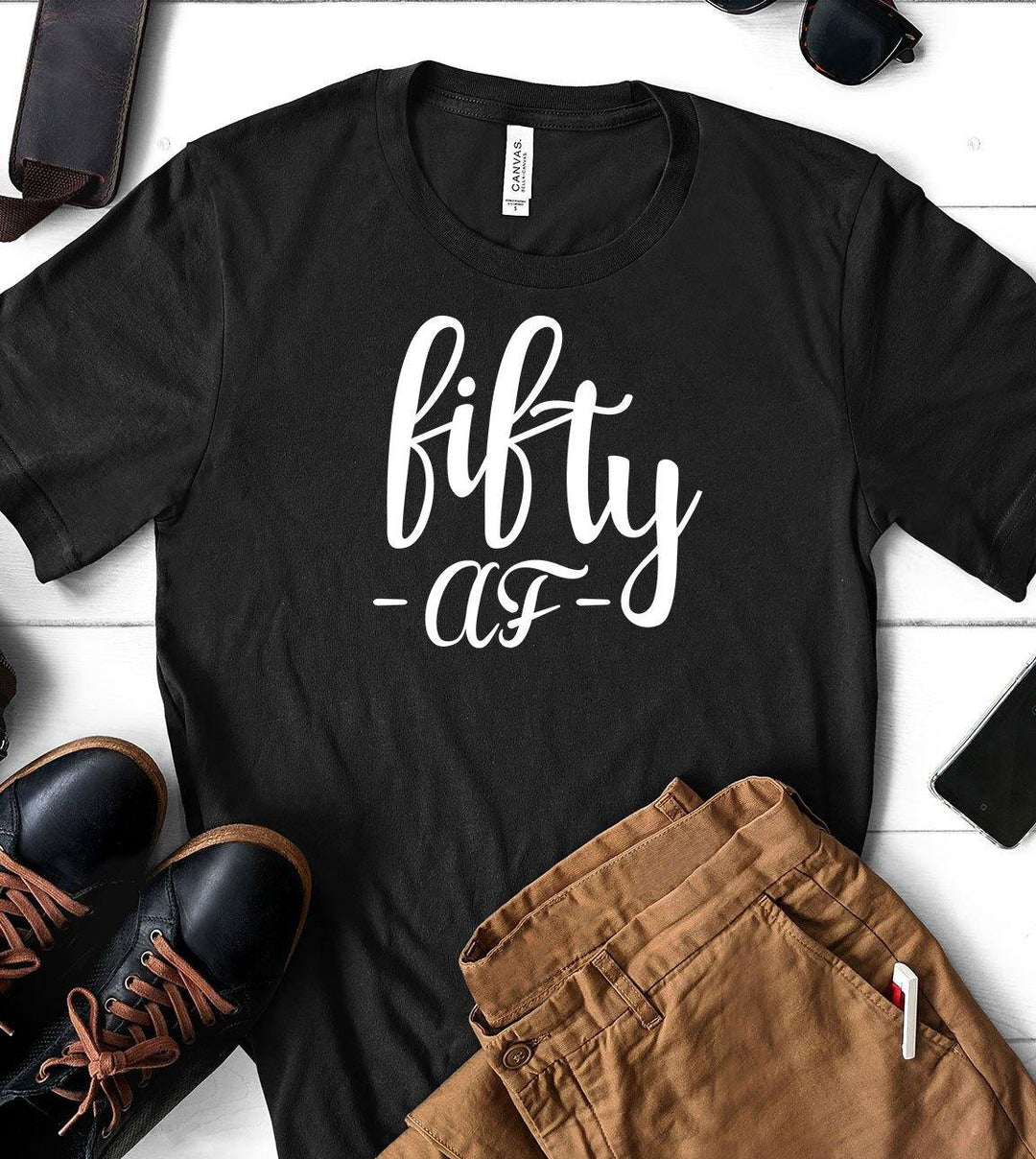 Fifty Af - 50th Birthday T-Shirt - House of Rodan