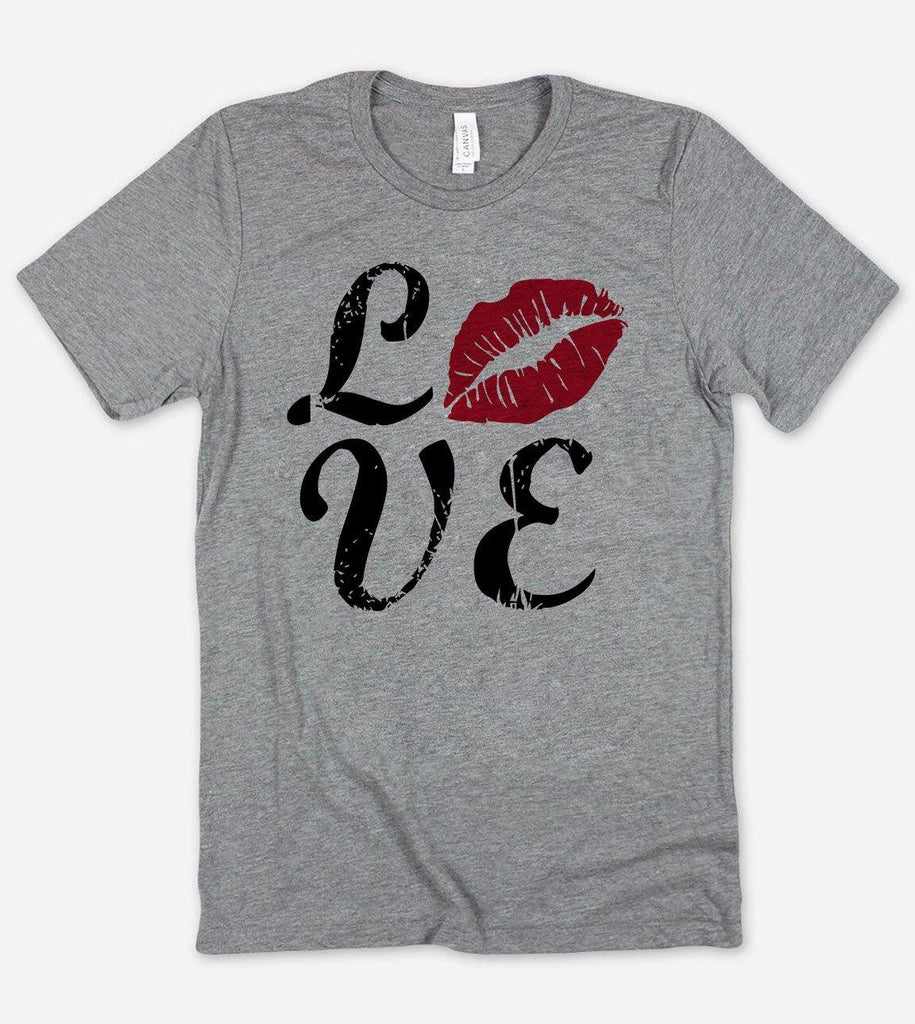 Love Kiss Lips - Valentine's Day T-Shirt - House of Rodan
