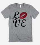 Love Kiss Lips - Valentine's Day T-Shirt - House of Rodan