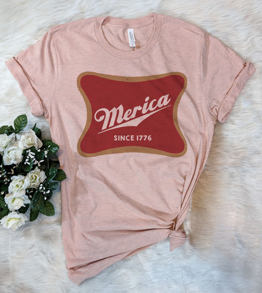 Merica Beer Style - T-Shirt