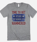 Time To Get Star Spangled Hammered - T-Shirt