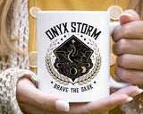 Onyx Storm Fourth Wing Book Inspired Coffee Mug