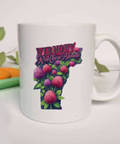 Vermont State Flower Red Clover Blooms Coffee Mug
