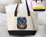 Remember Who You Are T-Rex Chicken Evolution Tote Bag