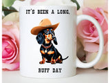 It's Been A Long Ruff Day Funny Dog Pun Coffee Mug