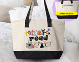 Read Kids Book Characters Teacher Back To School Tote Bag