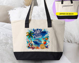 Life Is Better On A Cruise Beach Boat Tote Bag