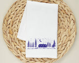 Camping Life Under The Stars Tea Towel, Flour Sack Kitchen Dish Towel