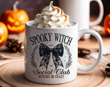 Spooky Witch Social Club Halloween Coffee Mug