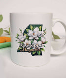 Mississippi State Flower Magnolia Coffee Mug