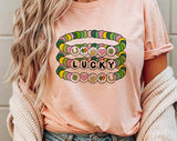 Lucky Friendship Bracelet St. Patrick's Day T-Shirt, Lucky Irish Graphic Tee