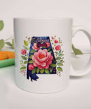 Alabama State Flower Camellia Coffee Mug