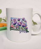 South Dakota State Flower Pasque Coffee Mug