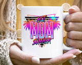 Hot Mom Summer Retro 80's Beach Coffee Mug