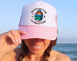 This Little Light Of Mine Dumpster Fire Trucker Hat, Snapback Mesh Cap