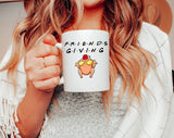 Friendsgiving Turkey Fall Thanksgiving Coffee Mug
