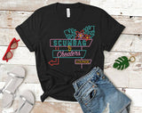 "Scumbag & Cheaters Lounge" design on a black unisex t-shirt