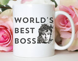 World's Best Boss Funny Pun Coffee Mug