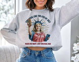 You Look Like The 4th Of July Statue Of Liberty Sweatshirt, Funny Crewneck