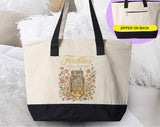 Fireflies And Front Porch Nights Summer Flower Tote Bag