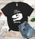 "Mimi Saurus" design on a unisex t-shirt