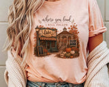 "Where You Lead I Will Follow Gilmore" design on a unisex t-shirt