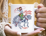 Rootin Tootin Cowgirl Retro Western Girl Coffee Mug