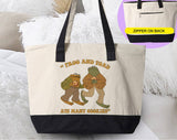 Frog & Toad Ate Cookies Cottagecore Meme Book Tote Bag