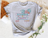 "Scumbag & Cheaters Lounge" design on a heather gray unisex t-shirt