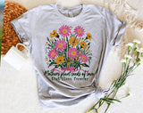 "Mothers Plant Seeds Of Love" design on a heather gray unisex t-shirt
