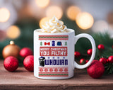 Merry Christmas Dr Who Whovian Coffee Mug