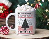 Oh Chemistree Funny Science Pun Christmas Coffee Mug