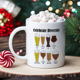 Funny Beer Celebrate Diversity Hops IPA Coffee Mug