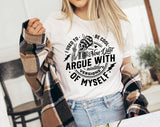"I Used To Be Cool Circle Text" design on a white unisex t-shirt