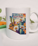 Arizona State Flower Saguaro Blossom Coffee Mug