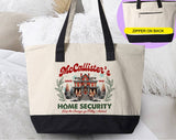 McCallister's Home Security Funny Christmas Tote Bag