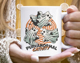 Purranormal Cativity Cat Ghost Halloween Coffee Mug