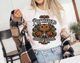 "Pottsfield Harvest Festival" design on a white unisex t-shirt